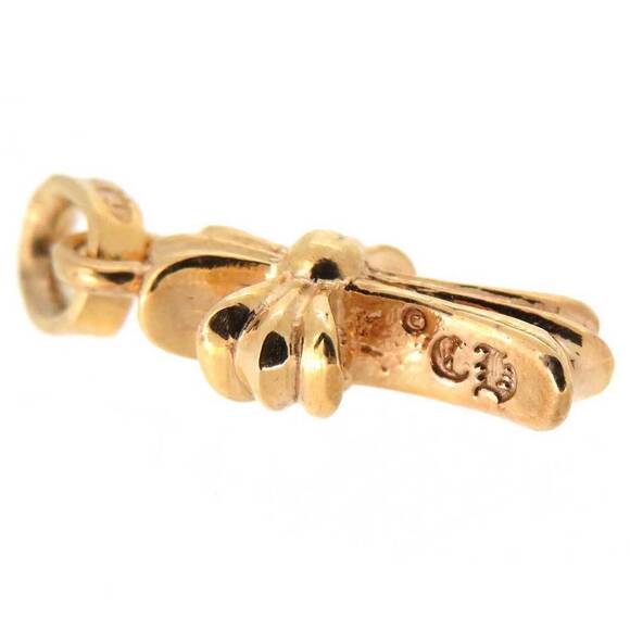 Authentic Chrome Hearts 22k Baby Fat Cross Pendant - Picture 5 of 6